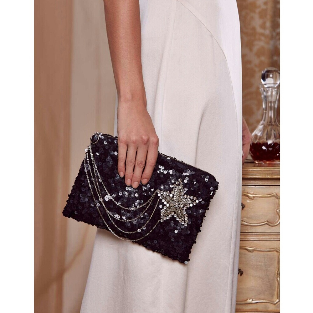 Love, Courtney Star bar clutch by nasty gal